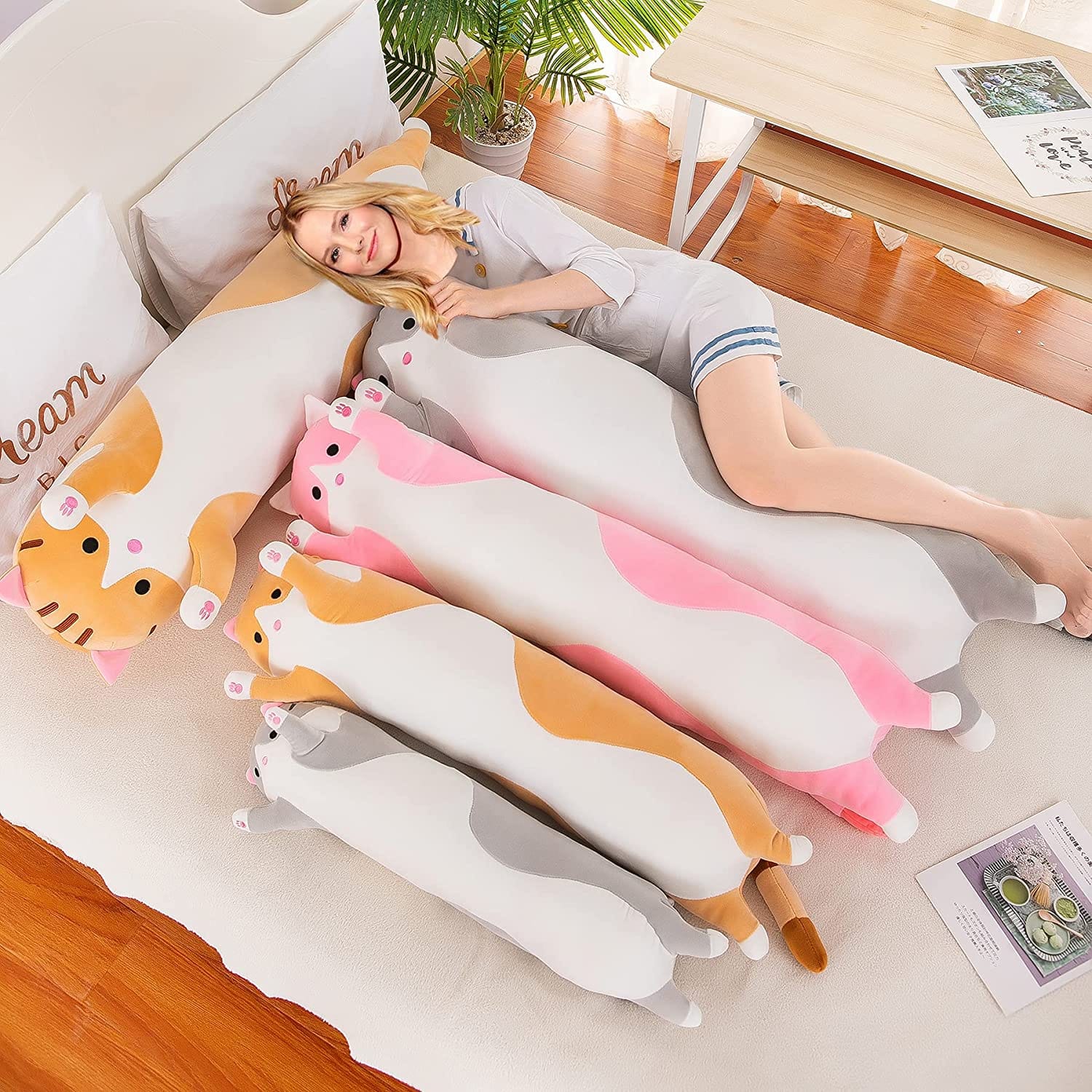 Looong Cat Plush Pillow