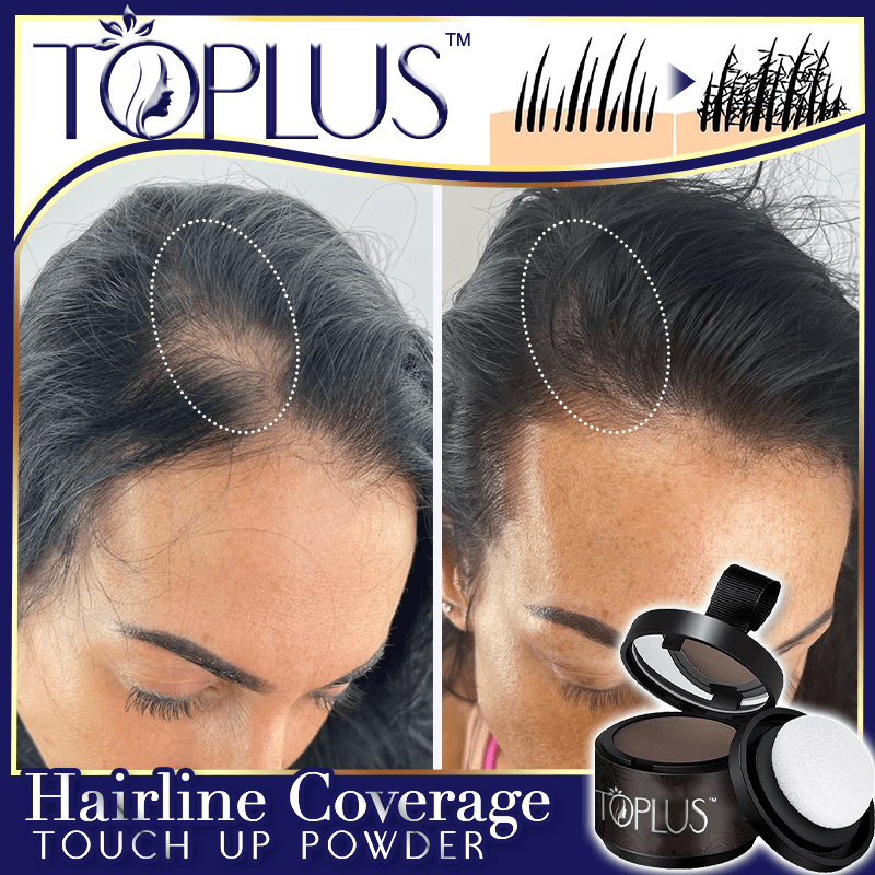 Toplus™ Premium Hairline Coverage Touch Up Powder