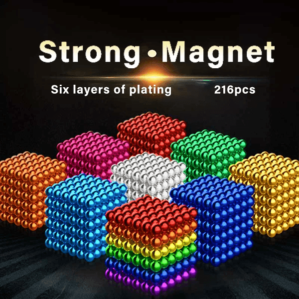Multi Colored 216 Pcs Magnetic Balls