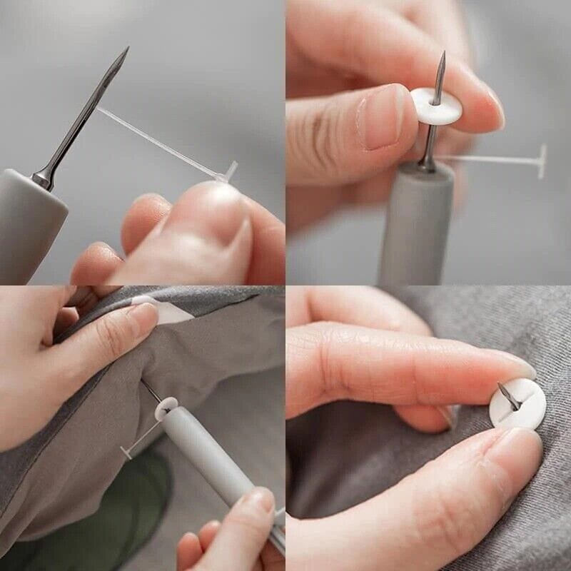 Multifunctional Safety Needle-Free Quilt Holder -Biodegradable material